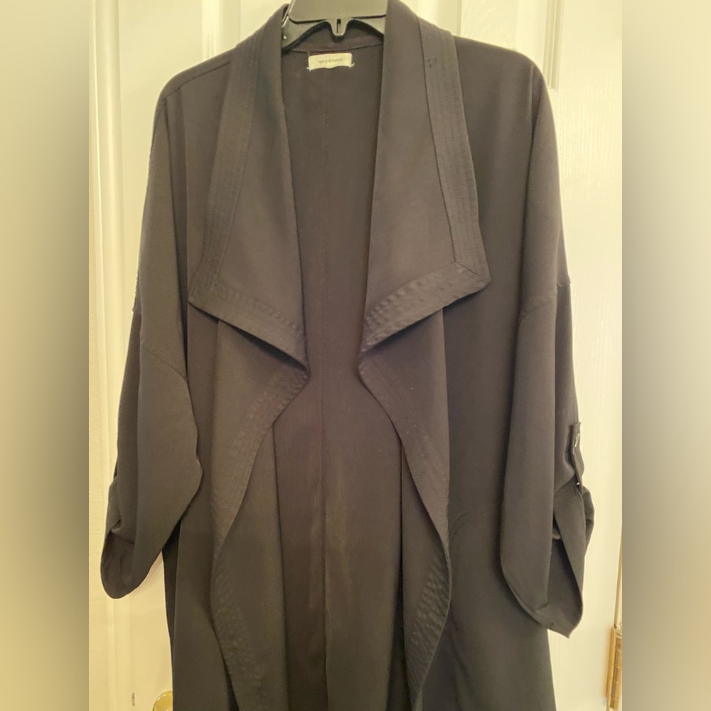 Max Studio Black Trench Coat